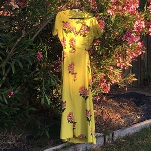 ASOS maxi dress with side and back cutouts